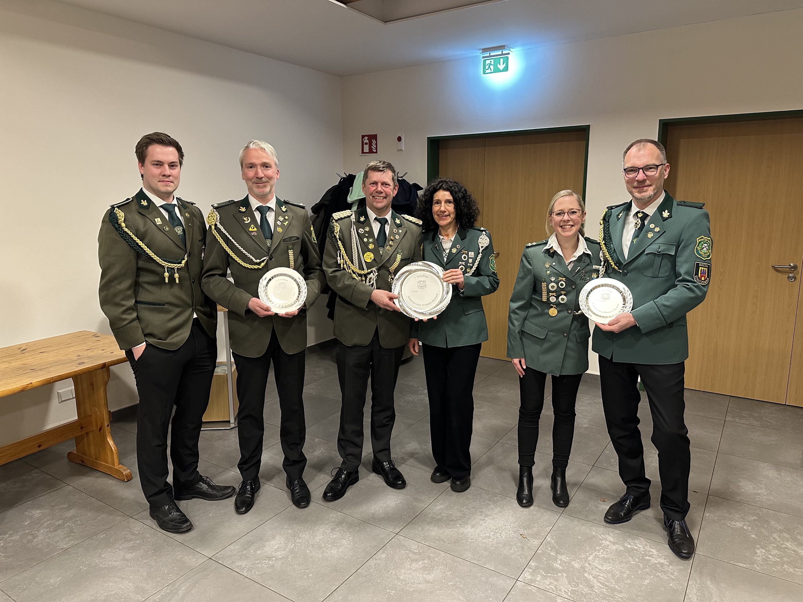 Siegerehrung der Schießliga